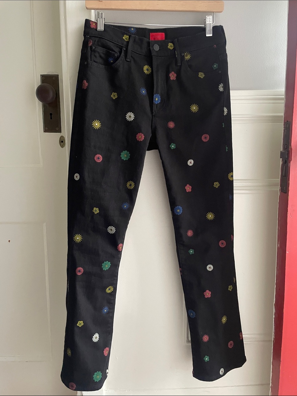 MOTHER The Insider Flood Flare Fresh as a Daisy Jean -Size 28 - Picture 2 of 12